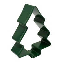 R&M Snow Covered Tree Cookie Cutter 3.5" - Green