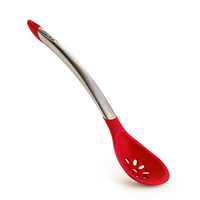 Cuisipro Silicone Slotted Spoon- Red