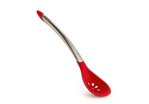 Cuisipro Cuisipro Silicone Slotted Spoon- Red