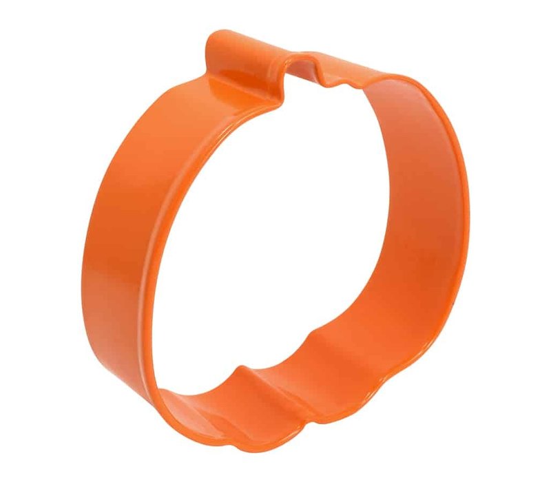 (discontinued) R&M Pumpkin Cookie Cutter 3" - Orange
