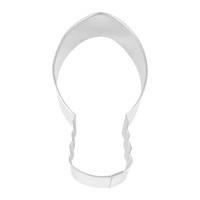 R&M Holiday Light Bulb Cookie Cutter 4.25"