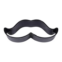 R&M Moustache Cookie Cutter 4" - Black