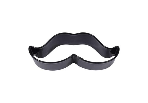 R&M R&M Moustache Cookie Cutter 4" - Black