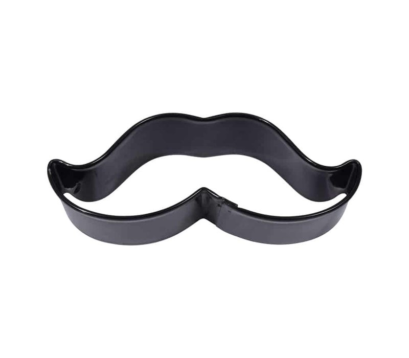 R&M Moustache Cookie Cutter 4" - Black