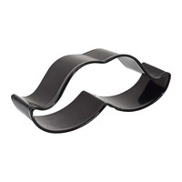 R&M Moustache Cookie Cutter 4" - Black
