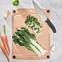 Epicurean All-In-One Cutting Board Natural with Rubber Feet 17.5" x 13"