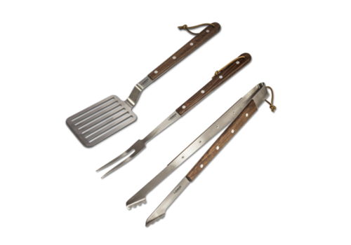 Lamson Lamson, Premier 20″ Walnut 3-Piece BBQ Set