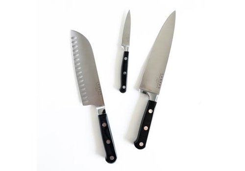 Lamson 39273--Lamson, MIDNIGHT Premier Forged 3-Pc Cook Knife Set