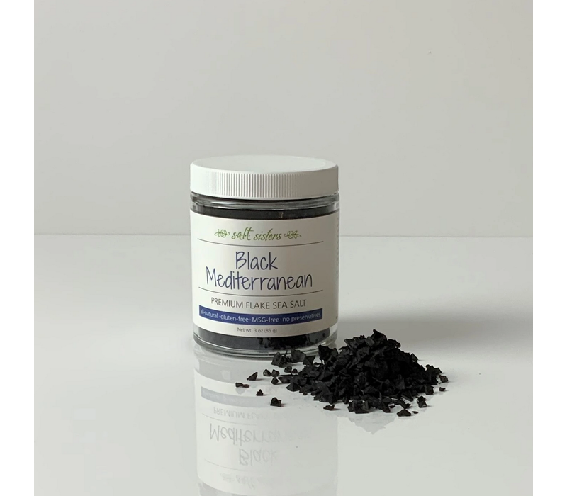 Salt Sisters Black Mediterranean Flake Sea Salt