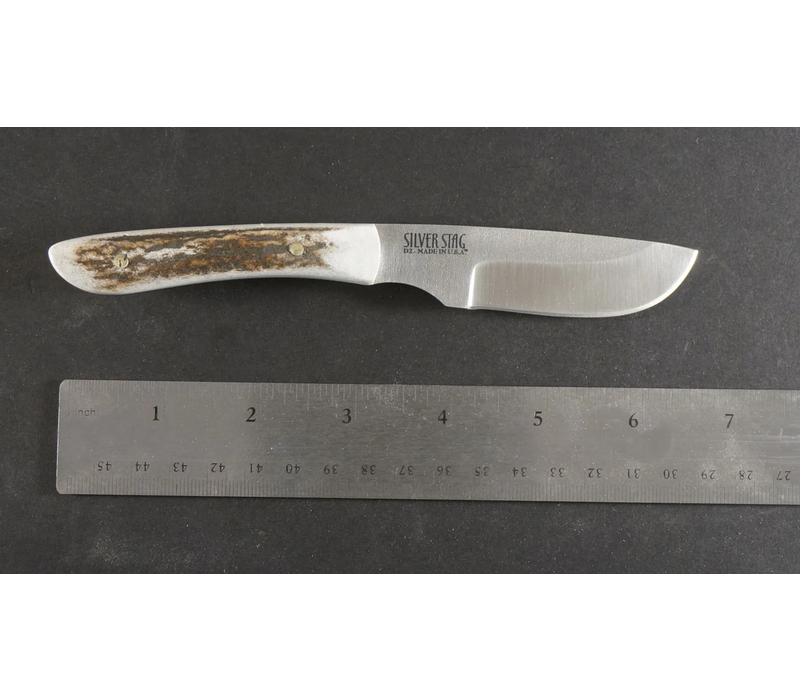 Silver Stag Trapper Slab Handle, D2 Steel