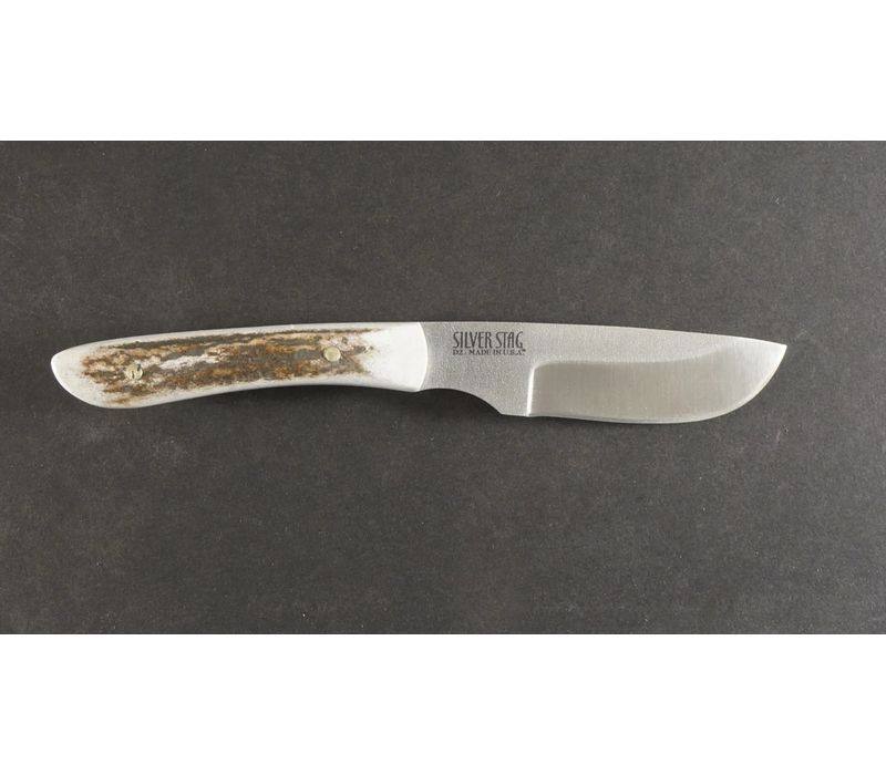 Silver Stag Trapper Slab Handle, D2 Steel
