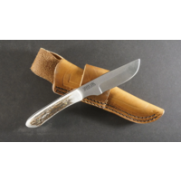 Silver Stag Trapper Slab Handle, D2 Steel