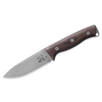 White River Knife & Tool Ursus 45 Natural Burlap Micarta, CPM Magna-Cut