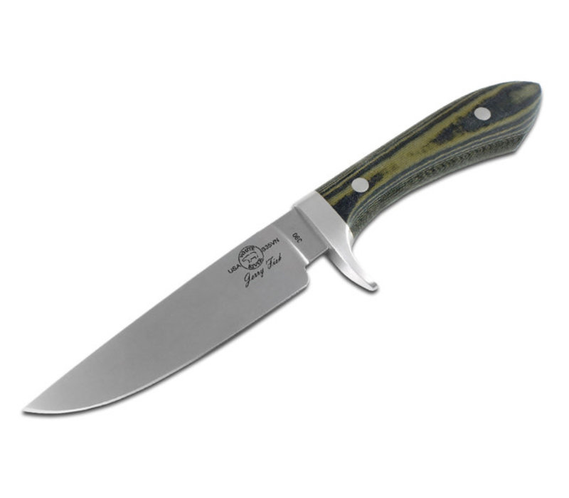 White River Knife & Tool Sendero Classic-Black & O.D. Linen Micarta, CPM S35VN