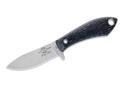 White River Knife & Tool White River Sendero Pack Black Burlap Micarta, CPM S35VN