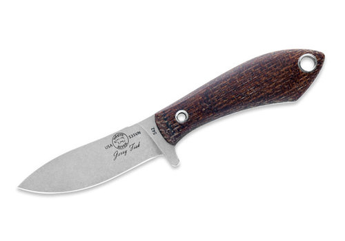 White River Knife & Tool White River Sendero Pack Natural Burlap Micarta, CPM S35VN