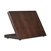 MIYABI, Magnetic Knife Easel, Red Maple, Walnut Stain