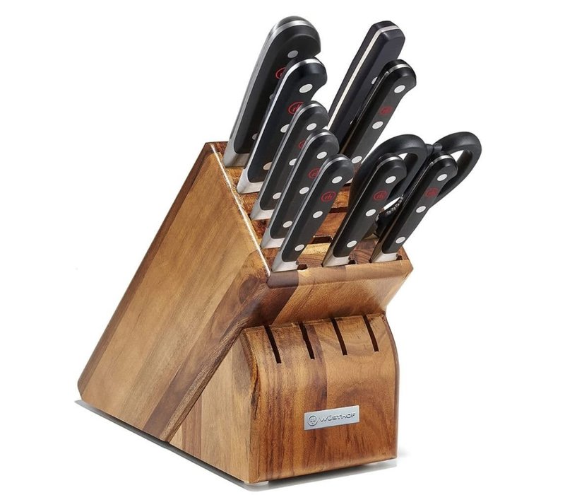 Wusthof Classic 11Pc Block Set Acacia