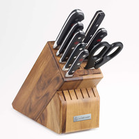 Wusthof Classic 9Pc Block Set, Acacia Block