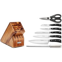 Wusthof Classic Ikon 8pc Block Set, Acacia Block