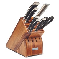Wusthof Classic Ikon 8pc Block Set, Acacia Block