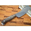 White River Knife & Tool White River Camp Cleaver Natural Burlap Micarta, CPM S35VN