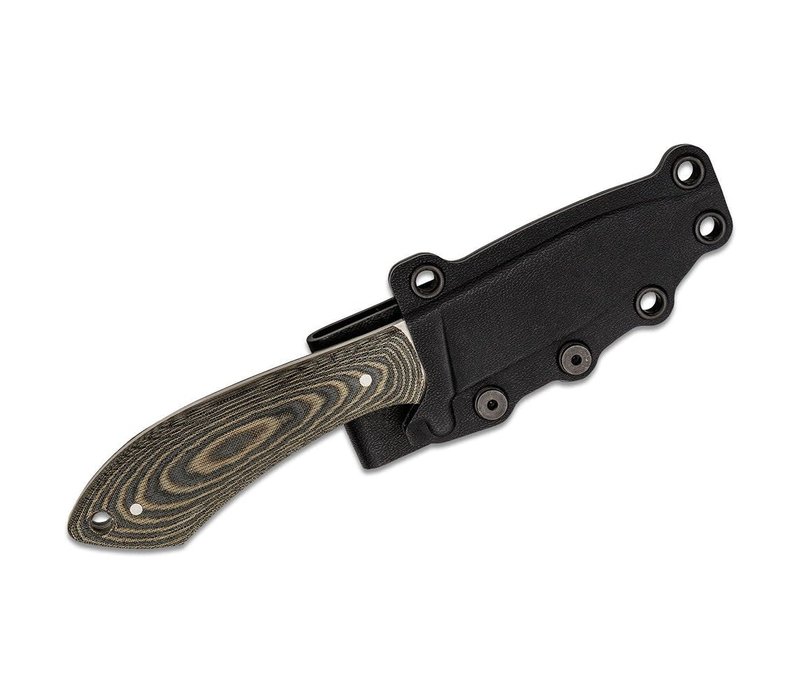White River Knife & Tool Sendero Pack- Black & O.D. Linen Micarta, CPM S35VN