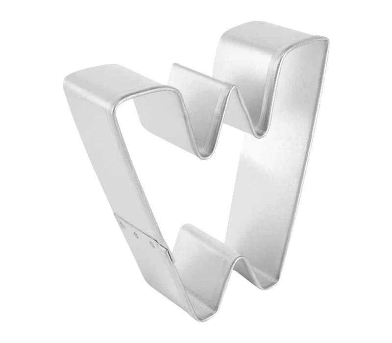 R&M Letter W Cookie Cutter 2.75"