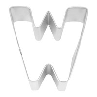 R&M, Letter W Cookie Cutter 2.75"