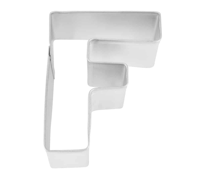 R&M, Letter F Cookie Cutter 2.75"
