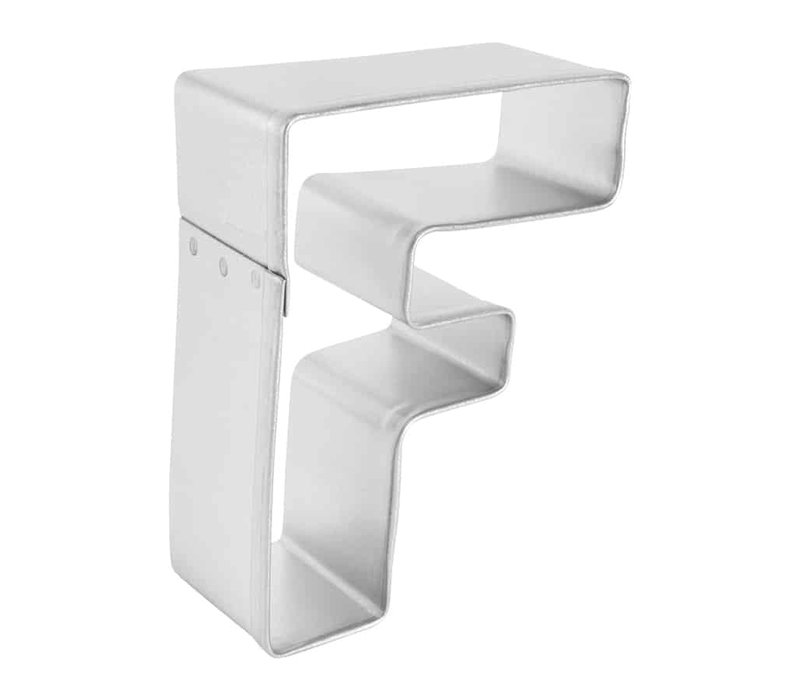 R&M Letter F Cookie Cutter 2.75"