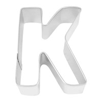 R&M Letter K Cookie Cutter 2.75"