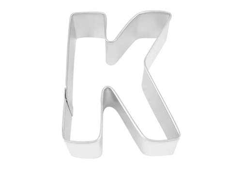 R&M R&M Letter K Cookie Cutter 2.75"