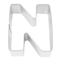 R&M Letter N Cookie Cutter 2.75"