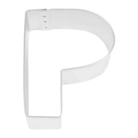 R&M, Letter P Cookie Cutter 2.75"