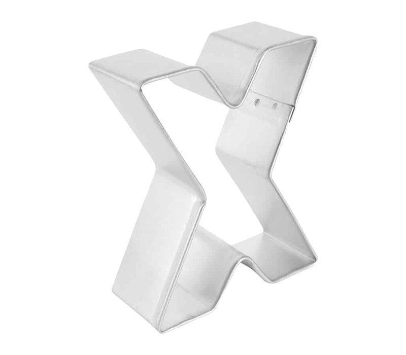 R&M Letter X Cookie Cutter 2.75" (Single)