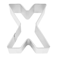 R&M Letter X Cookie Cutter 2.75" (Single)