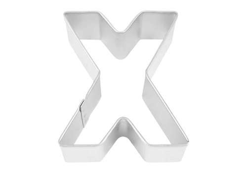 R&M R&M Letter X Cookie Cutter 2.75" (Single)