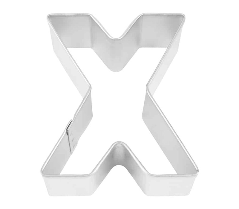 R&M Letter X Cookie Cutter 2.75" (Single)