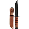 Ka-Bar Ka-Bar U.S. Navy Fighter, Carbon Steel, Leather Handle