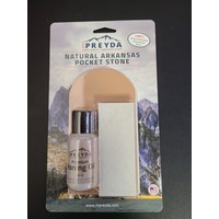 RH Preyda Hard Arkansas Stone Mounted with Honing Oil