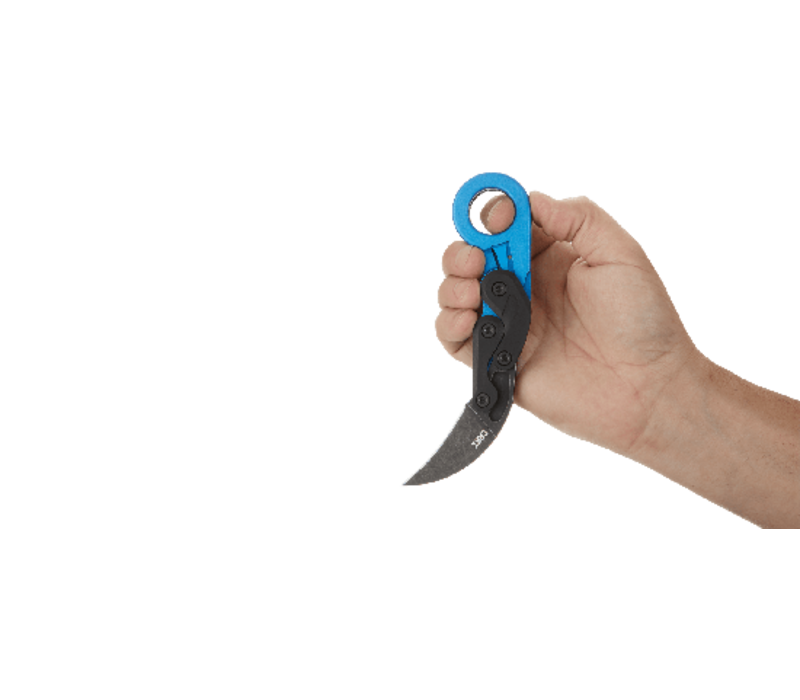CRKT Provoke Karambit, Blue Grivory, 1.4116 Steel