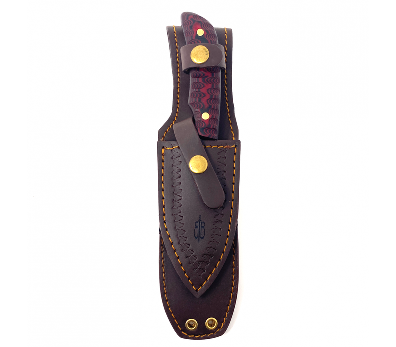 Buck N Bear Damascus Gut Hook Hunting Knife