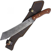 Buck & Bear Buck n Bear Utility Machete Knife- Damascus with Walnut Handle