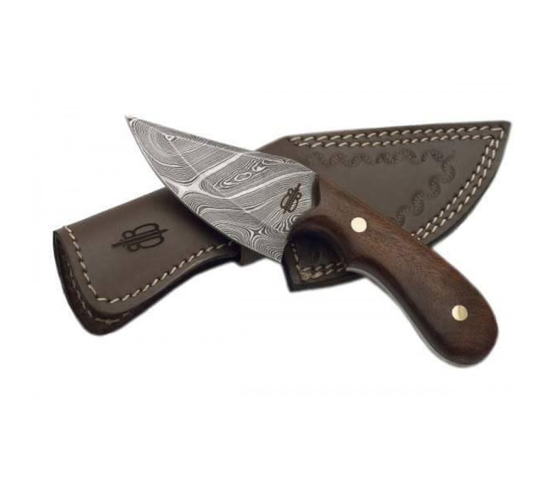 Buck n Bear Wild Skinner-Damascus with Walnut Handle