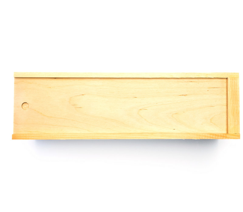 (Discontinued) JK Adams Single Bottle Wine Box-Pine