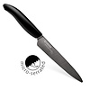 Kyocera 121919--Kyocera, Revolution Black 5" Micro Serrated Tomato Knife - Black Blade