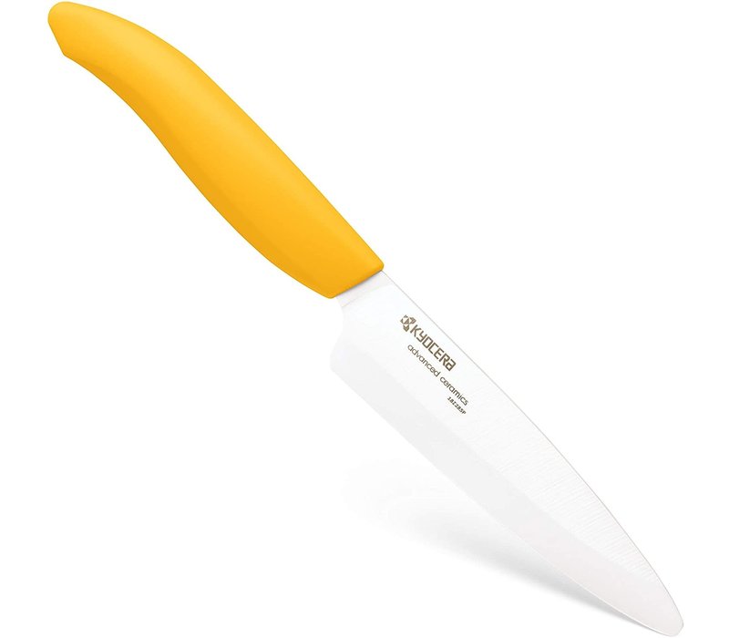 121911--Kyocera, 4.5" Utility Knife-Yellow Handle