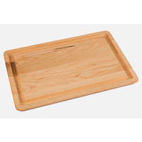 Labell, Utility Cutting Board with Angled Finish and Groove  8" x 12" x 0.75"