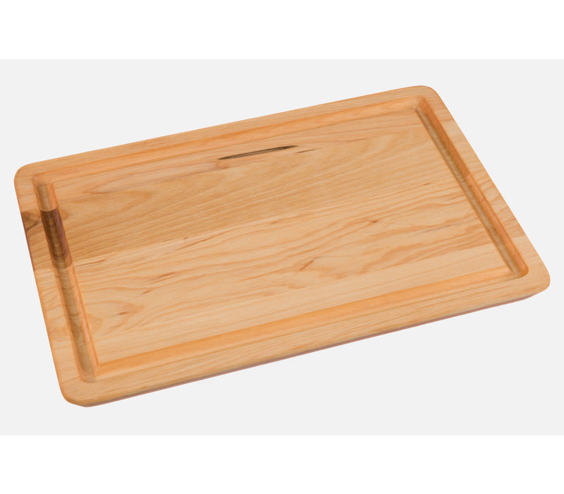 L12080--Utility Cutting Board with Angled Finish and Groove  8" x 12" x 0.75"